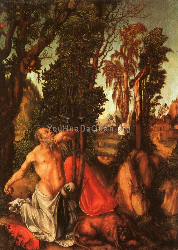 The Penitence of St. Jerome - 大卢卡斯·克拉纳赫